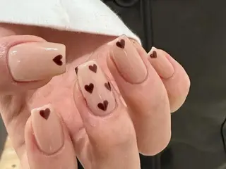 ネイル Shis_🦄shi 韓国風キラキラネイルのネイルデザイン