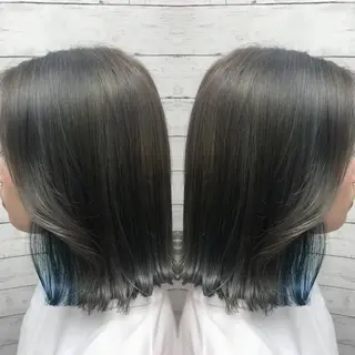 ミディアム カラー 韓国ヘア🤍髪質改善 🇰🇷AKANEのヘアスタイル