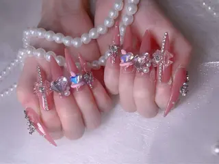 ネイル U・mi nail salon【長さ出し/パラジェル/持ち込み/定額ネイル/学割U24】所属・Uminail ゆうゆうのネイルデザイン
