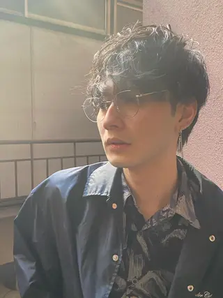 ミディアム パーマ メンズ 新宿メンズ人気No1 仙頭 由範のヘアスタイル