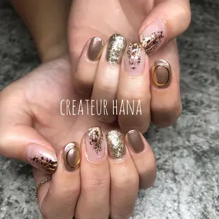 ネイル クレアトゥール華 都賀店所属・三橋 結菜のネイルデザイン