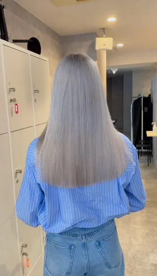 ロング カラー BEL所属・三池 ブルノのヘアスタイル