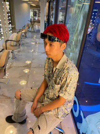 ショート カラー La fith hair sept 銀座店所属・KOGA／ パーマモデル募集のヘアスタイル