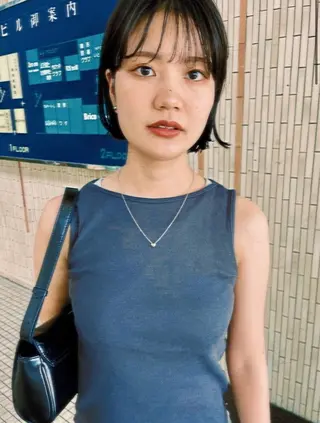 ショート カラー MIKU 倉敷／デザインカットのヘアスタイル