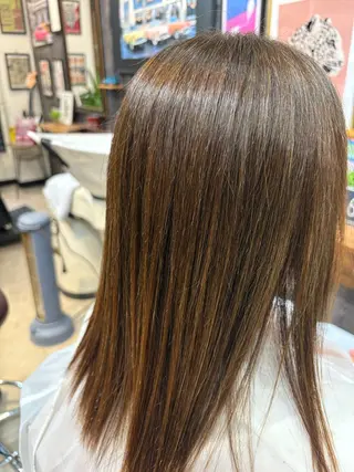 セミロング パーマ 🌴 NALUスタイ リストおKIKU🏄のヘアスタイル