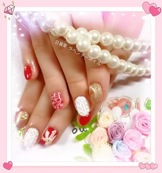 ネイル ラベンダー💖日暮里 ルル💖ネイルのネイルデザイン