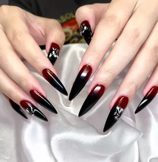 ネイル hami🎀うかん 🎀チップ長さ出しのネイルデザイン