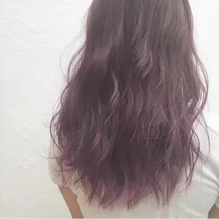 ロング カラー 井上 美奈子のヘアスタイル