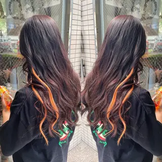 ロング 👑派手髪/カット 👑ANRYのヘアスタイル