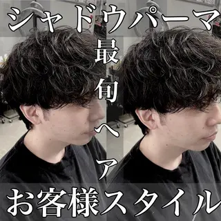 ショート パーマ メンズ メンズ専門サロン wokeのヘアスタイル