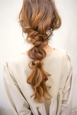 ロング ヘアアレンジ SHANTi 飯塚 ヘアセット/髪質改善のヘアスタイル