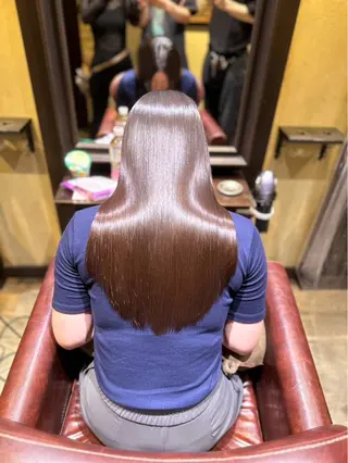 ロング CURE nex the salon 表参道所属・美髪矯正/髪質改善 🫧山﨑　真歩🫧のヘアスタイル