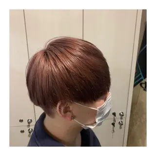 カラー メンズ あべ ゆうかのヘアスタイル