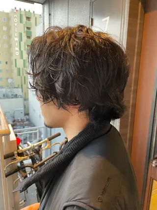 パーマ メンズ 金山/メンズパーマ 西村侑真のヘアスタイル