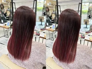 ロング メンズバレイヤージュ 斉藤春のヘアスタイル