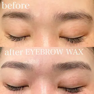 アイブロウ ヘアアレンジ🪽🎀 艶カラー/天王寺のヘアスタイル