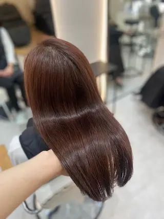 ロング カラー 艶髪・透明感カラー・ 韓国ヘア・Yuriのヘアスタイル