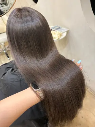 ロング カラー miku🧸 カットモデル/韓国風のヘアスタイル