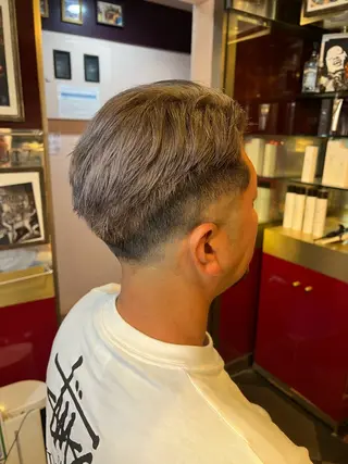 ショート カラー メンズ 横浜ロングミディアム レイヤー/ 平林侑馬のヘアスタイル