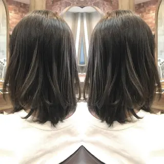 ミディアム カラー cecil hair所属・重政 和樹のヘアスタイル
