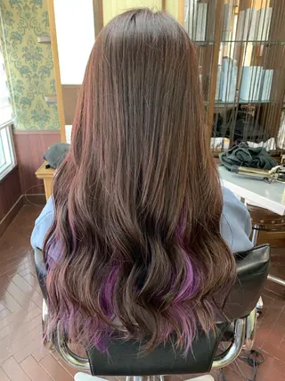 カラー 吉田 朱理のヘアスタイル