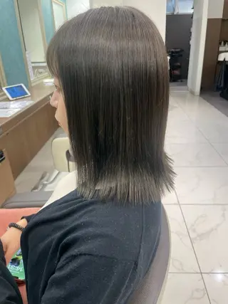 ミディアム カラー 福島成美/髪質改善 縮毛矯正/カラーのヘアスタイル