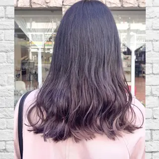 セミロング カラー ayaka 大宮のヘアスタイル