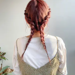 ロング カラー 中屋恵美🎨 Designカラーのヘアスタイル
