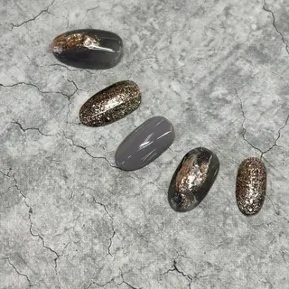 ネイル ⭐︎休業中の練習⭐︎ JNA認定講師髙橋のネイルデザイン