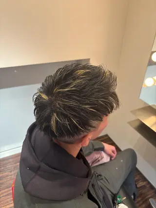 カラー メンズ 杉下 愛純のヘアスタイル