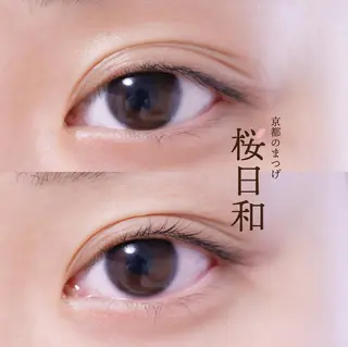 マツエク・マツパ 京都のまつげ桜日和 小島美桜のマツエク・マツパデザイン