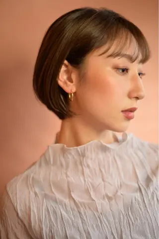 ショート カラー Lino hair&total beauty所属・似合わせカットカラー 🌿つじおかるみのヘアスタイル