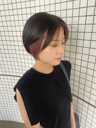 ショート 瀧下 唯のヘアスタイル
