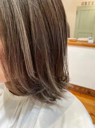 ミディアム カラー メンズカット特化柏駅 徒歩3分LOUのヘアスタイル