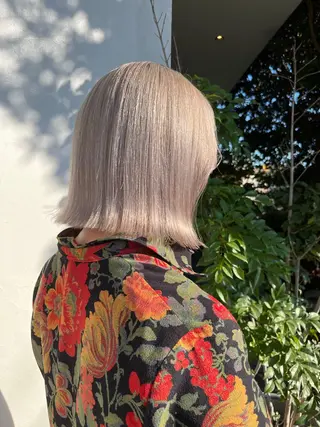 ミディアム ブリーチ／デザイン／ 🫟Rurika🫟のヘアスタイル