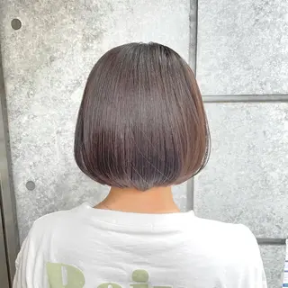 ショート カラー ヘアアレンジ MiU所属・韓国×髪質改善×美髪 縮毛矯正×レイヤーのヘアスタイル