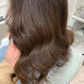 セミロング カラー HARUKA韓国ヘア /Luana梅田のヘアスタイル