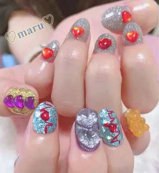 ネイル まるみ ♡のネイルデザイン