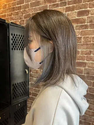 ミディアム パーマ ヘアアレンジ キッズ ネイル マツエク・マツパ アイブロウ times salon名駅所属・久木原 ゆりのヘアスタイル