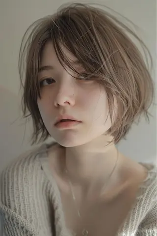 ショート 最新ケアカラー 髪質改善YUTOのヘアスタイル