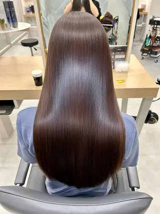ロング 個室　髪質改善サロン　HANARE by youres hair 神楽坂 【はなれ】所属・🌈髪質改善 縮毛矯正特化🌈松田のヘアスタイル