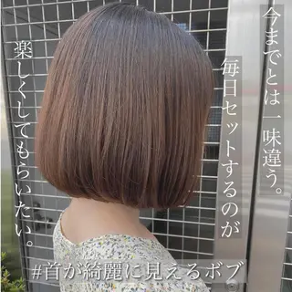 ショート ショート/ボブ/ 白髪ぼかし/しんやのヘアスタイル