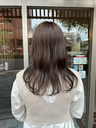 セミロング カラー 高橋 みく/ minim 暖色のヘアスタイル