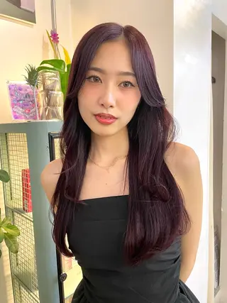 セミロング nessヤマサキ リュウタのヘアスタイル