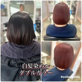ミディアム カラー Style Tのヘアスタイル
