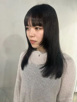 ロング カラー #tag  田島 純奈のヘアスタイル