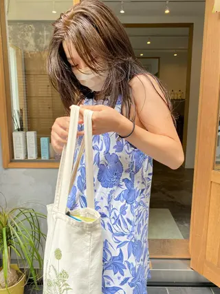 ロング カラー パーマ マツエク・マツパ アイブロウ Natural仙台長町店所属・shoji༄ mikuのヘアスタイル