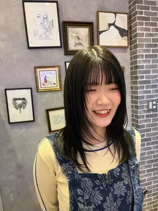 ミディアム nagi所属・横田直也／韓国風 レイヤーカット／千種のヘアスタイル