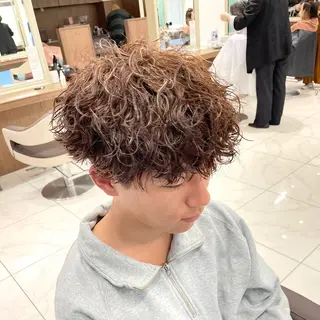 カラー パーマ メンズ 【メンズ特化】 池田大成✂︎のヘアスタイル