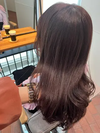 セミロング マンツーマン 縮毛矯正/マユコのヘアスタイル